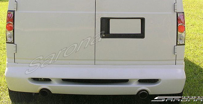Custom GMC Safari  Long Wheel Base Rear Bumper (1985 - 2005) - $590.00 (Part #GM-022-RB)